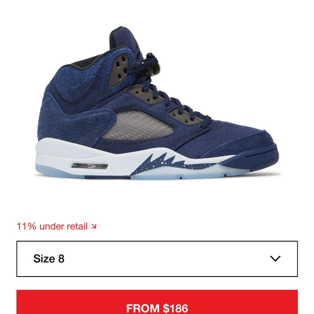 Jordan men Navy High-Top Sneakers